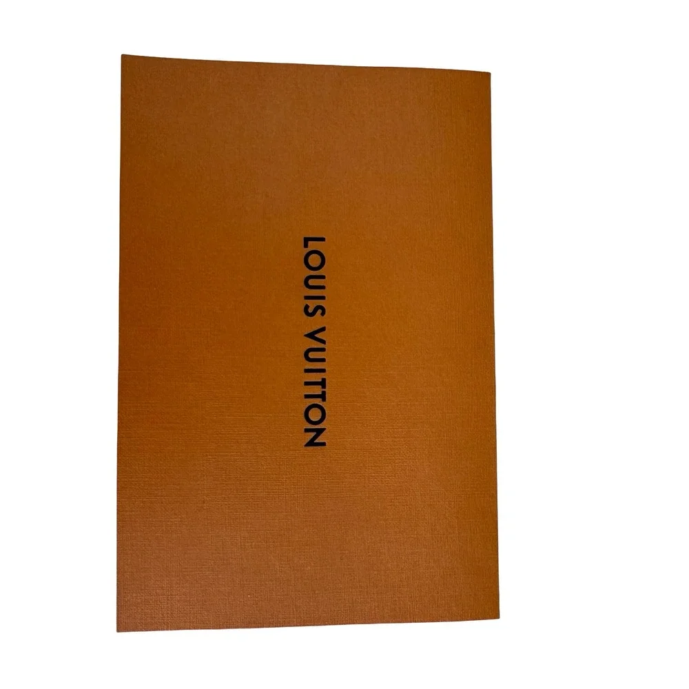 Louis Vuitton Saffron Orange Texture Paper Card Holder Receipt Envelope Lot of10